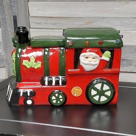 Santa Train Cookie Jar - Lights up | Mr. Christmas - Picture 1 of 12